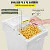 VEVOR 6.6Gal/25Lx3 Large Ingredient Storage Container Airtight Kitchen Flour Bin