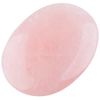Rockcloud Oval Worry Stones,Palm Pocket Stone,Healing Crystal Chakra Therapy Geometry,Rose Quartz,Pack of 5