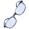 EVERNEVER EV002-PC-V3 Solid PC Eyeglasses (slightly small - regular size), Glossy Acetate, PC Glasses, Blue Light Cut Glasses, Glasses - Casual grays