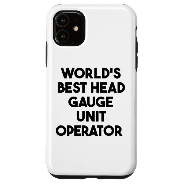 iPhone 11 World's Best Head Gauge Unit Operator Case