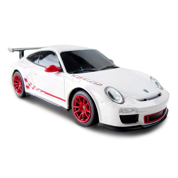 Porsche 911 Remote Control Car Toy, 1:24 Scale, Officially Licensed, Matte White - Perfect On-Road RC Car for Boys and Girls