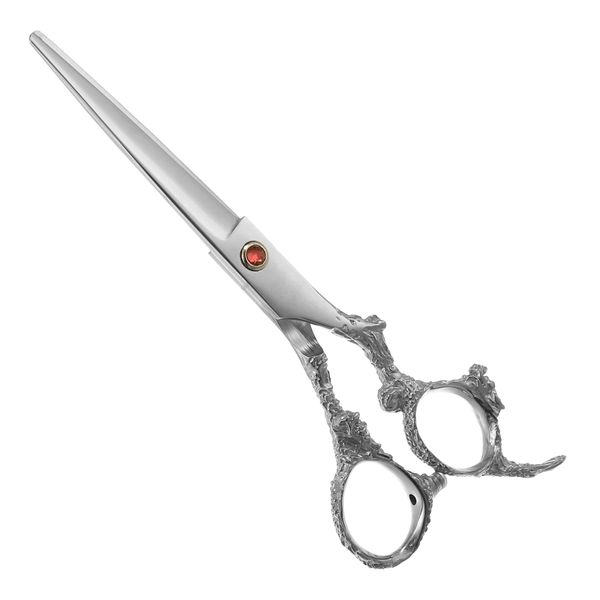 VOCOSTE Hair Scissors Hair Cutting Scissors Professional Barber Scissors Stainless Razor 16.5cm Silver Tone