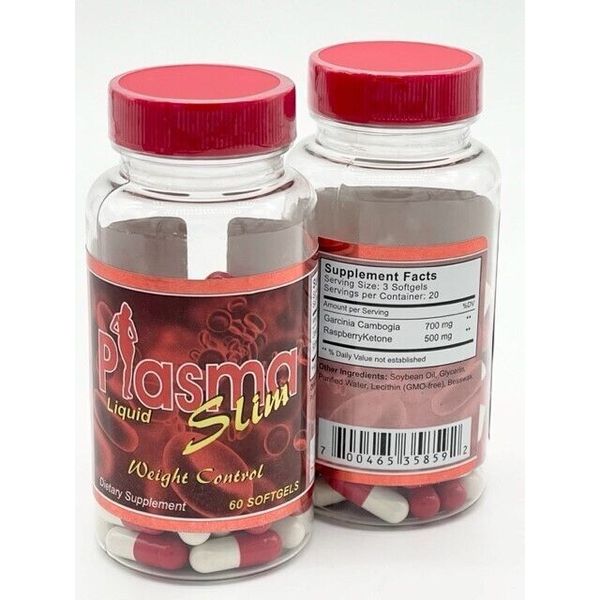 Plasma Slim Liquid Weight Control Slimming Caps (60 CAPS)