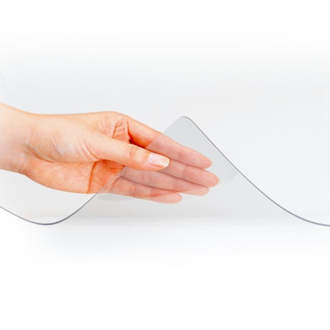 Plus Desk Mat, Mouse Compatible, Single-Sided Non-transfer, Glossy, Thick, 23.6 x 17.7 inches (600 x 450 mm), 41-354