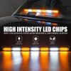 Xprite 31" COB LED Strobe Light Bar Interior Windshield Deck Hazard Work Lamp