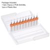 sourcing map Micro PCB Drill Bit Set, 1/8" Shank 0.45mm Solid Tungsten Carbide CNC Engraving Print Circuit Board Drill Bits Rotary Tool 10pcs