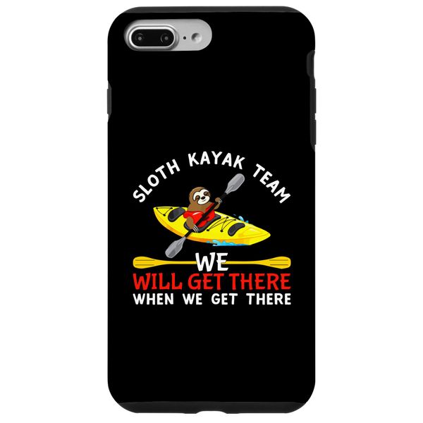 Sloth Kayak Team Funny Sloths Animal Lovers Kayaking スマホケース iPhone 7 Plus/8 Plus 用