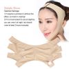 Facial Lifting Slimming Belt, Face Cheek V Shape Lift Up Thin Mask Strap, Face Line Smooth Breathable Compression Double Chin Reduce Bandage for Daily Use(L)