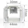 Universal Motorcycle Analog Watch Handle Mount Bar Mount Silver Analog Clock Watch Plated Body