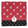 YouCustomizeIt Personalized Girl's Pirate & Dots Washcloth