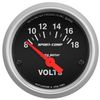 Auto Meter 3391 Sport-Comp Electric Voltmeter Gauge, 2.3125 in.