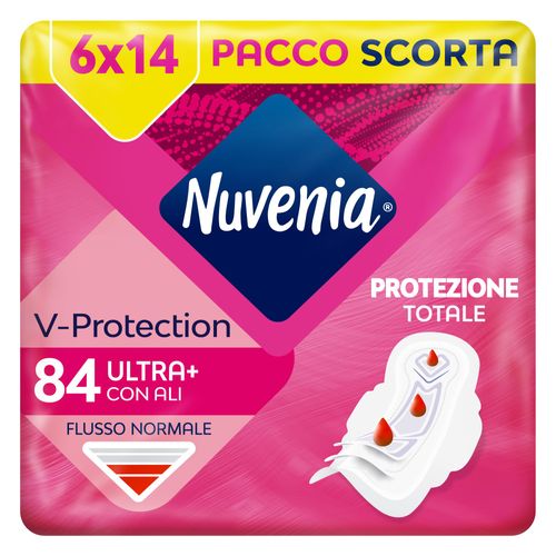 NUVENIA Ultra Ali 84 Assorbenti, 6 Confezioni da 14 Assorbenti