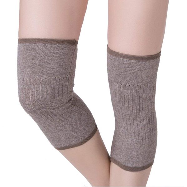 Stretchy Knee Sleeves Non-slip Compression Knee Support Thermal Leg Warmers Wool Knee Pads Brace Band Joint Pain & Arthritis Relief Knee Wraps Best for Yoga, Running, Training, Cycling, Walking, Sleep