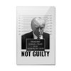 Trump Mugshot Not Guilty Rectangle Acrylic Fridge Refrigerator Magnet