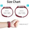 GEAK Strap Compatible for Fitbit Charge 3/Fitbit Charge 4, Adjustable Classic Replacement Wristband, Small Red