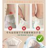 WOMLEX Shoe Blister Prevention Heel Pad, 2 Pairs, Shoe Heel Protection Pad, Prevents Paking, Adjustable Size, Adhesive Sticker Included, Thickness 0.4 inch (10 mm), Black and Beige, Set of 2 Pairs