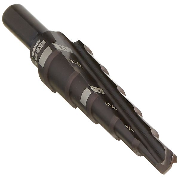 Milwaukee Electric Tool GIDDS2-2475504 Step Drill Bit, 3/16" to 1/2"