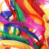 Nuolux 12pcs Rainbow Dance Ribbons - Coloured Ribbons (Multi-Colour)