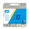 KMC Z1 Wide Single Speed Chain, Silver, 112 Link