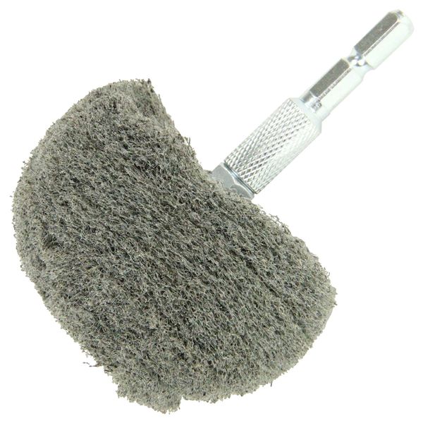 SK11 Rust Remover Afro-kun Hexagonal Shaft for Electric Drill/Impact Driver, Soft #400