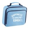 Flox Creative Blue Lunch Cooler Bag Happiness is Shouting Bingo