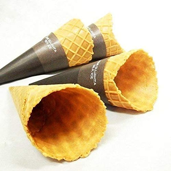 Waffle Cones Set of 20 Regular Size with Sleeves