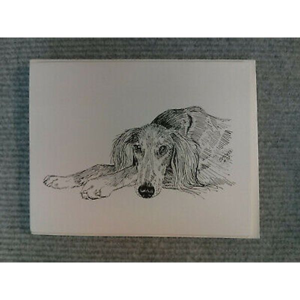 Saluki Pen and Ink Stationary Cards, Note Cards, Greeting Cards. 20 pack.