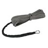Extreme Max 5600.3103 The Devil's Helper Complete Synthetic ATV Winch Rope Kit - Gray