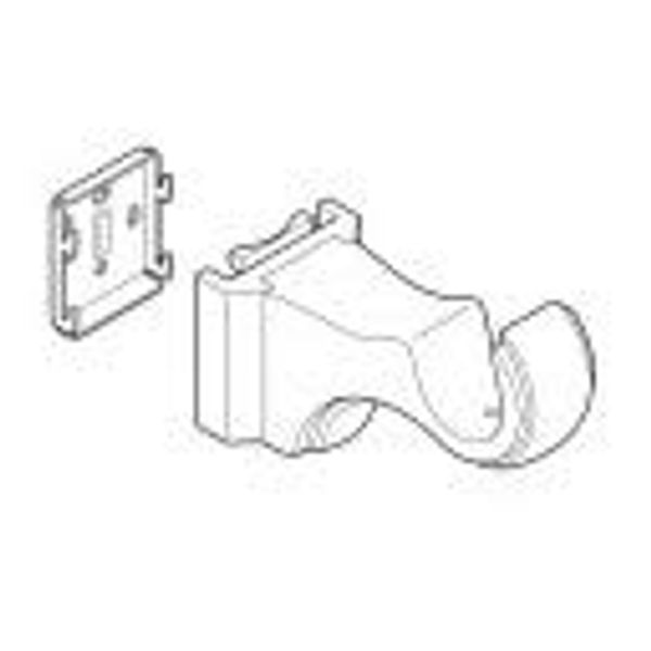 Curtain Rail Torso Woody 28 Single Bracket (Natural Grain)