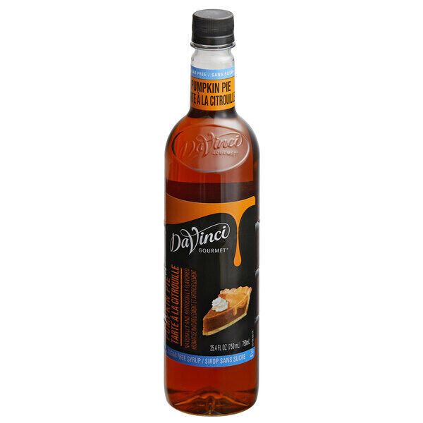 DaVinci Gourmet Sugar Free Pumpkin Pie Flavoring Syrup 750 mL 711SYPSF4PMK