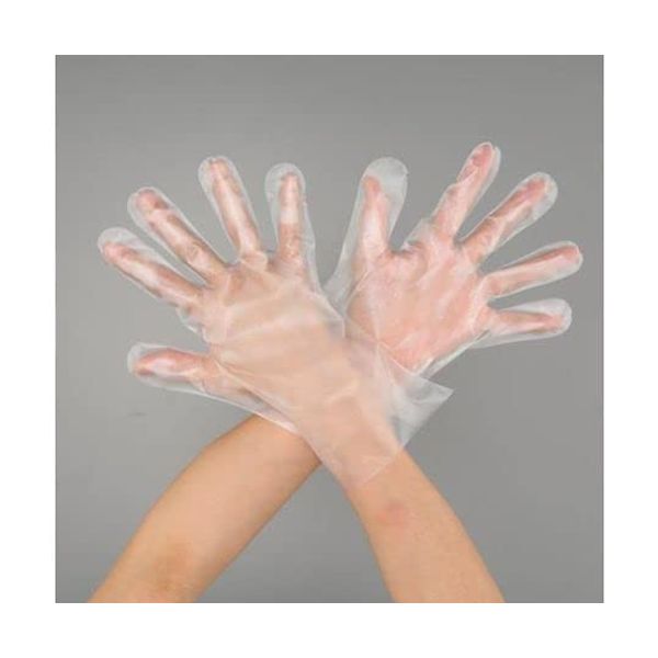 ESCO EA354GA-131 Gloves, Polyethylene, Powder Free, 100 Sheets (S)