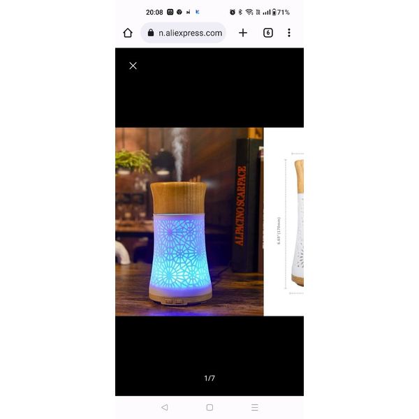 Essential Oil Diffusers Fragrant Room Sprays Ultrasonic Aroma Mist Maker BPA...