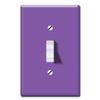 WIRESTER Single Gang Toggle Light Switch Wall Plate Cover, Solid Orchid Purple