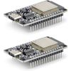 2PCS ESP32 Type C Development Board, ESP32-DevKitC-V4 WiFi WLAN CP2102 ESP32-WROOM-32D Microcontroller Bluetooth Module Development Board ESP32 WROOM Development Board 2.4 GHz WLAN WiFi CP2102 Chip