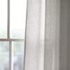 Lush Decor Burlap Knotted Tab-Top Window Curtain Panel Pair, 45"W x 84"L, Light Gray