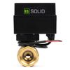 3/4" Brass Motorized Ball Valve, 9-36V AC/DC, 2 Wire Auto Return Setup, Normally Closed, 2 Indicator Lights