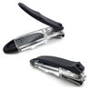 CAREOR 360 Degree Rotary Nail Clipper | Stainless Steel Sharp Blade Fingernail Toenail Clipper, Trimmer And Cutter Toe nail Clipper - Ergonomic Design To Easily Trim Finger And Toenails (Black)