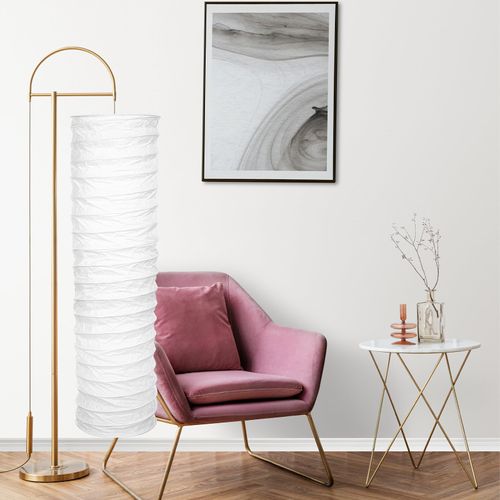 minkissy Paper Lamp Shade Tall Tree Floor Lamp Shade Rustic Lamp Shade Chandelier Lamp Shade for E27 Chandeliers Lights Table Floor Wall Lamps Ceiling Lamp Replacement 92*22*22