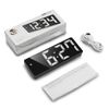 Digital LED Alarm Clock, Table Clock, Table Clock, Temperature and Calendar Display, Brightness Adjustable, Dimmable, Large Screen, Alarm, Voice Control, Snooze Function, Waterproof, Loud Volume, USB