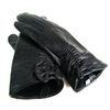 Ladies Soft Genuine Leather Gloves ((Large, Black)