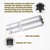 HARFINGTON 2pcs E-Torx Socket 1/2" Drive E20 External Torx Deep Socket CR-V 6 Point Spline Socket External Torque Star Female Bit Socket for Auto Repairs Home Maintenance DIY Hand-making