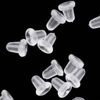 500pcs Women Clear Earring Catch Safety Rubber Piercing Posts Piercing Pads
