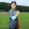 Marumitsu Toksan TV Collaboration Support Elbow Camo Pattern, light blue