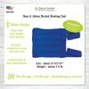 Nature Creation Microwave Heating Pad for Knee - Heating Pad Microwavable for Joints, Knee Pain & Sore Muscle - Reusable Hot/Cold Pack for Joints Comfort and Relaxation, Blue Marble 1 Pack
