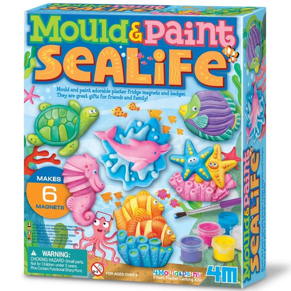 4M Sealife Mould and Paint, 13 Piece Set