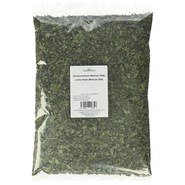 German Direct Purchase Just Ingredients Lemon Melting (Melis) Lemon Balm (Melissa) 2nd Pack (2 x 250g)