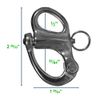 Durable Stainless-Steel Panic Pull Pin Snap Shackle – Boating, Home Improvement, Rigging, Utility Applications