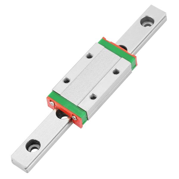Linear Rail Guide, 1pc 100mm MGN9H CNC Miniature Linear Motion Guide Way Rail 9mm Width + Slide Blocks