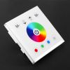EVTSCAN LED Wall Switch Dimmer, Wall Mounted Colorful RGBW LED Touch Panel Controller Dimmer Switch for LED Strip Light (White)
