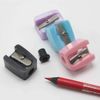 1Pc Black Practical Beauty Eyebrow Pencil Comb Makeup Tool Cosmetics Sharpener, Makeup Tools Accessories